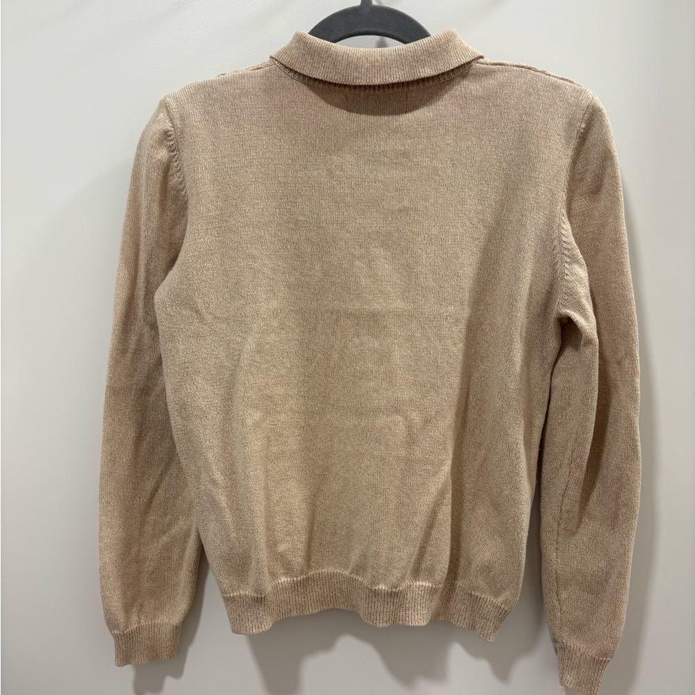 Vintage Alfred Dunner Floral Embroidered Beige Sweater - size PS - Picture 4 of 9